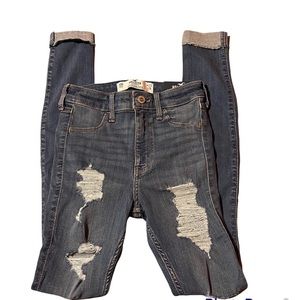 Hollister California HIGH-RISE JEAN LEGGING w23 L28 00R